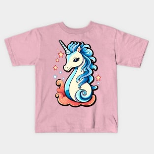 Magical Unicorn Seahorse Kids T-Shirt